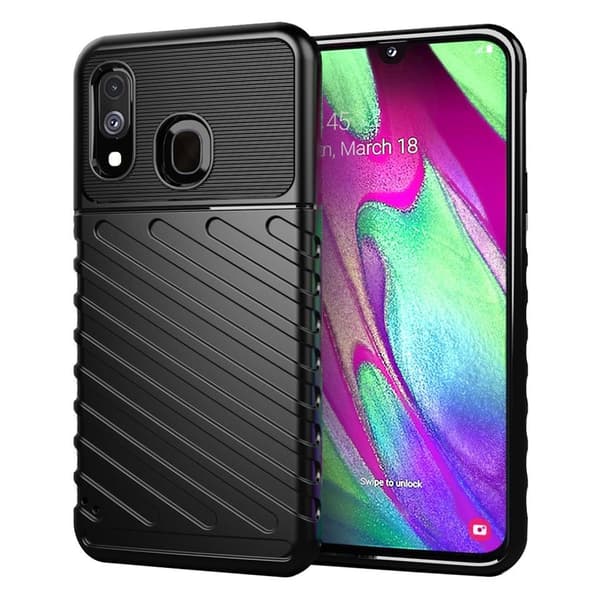 Thunder Samsung Galaxy A40 skal - Svart Svart