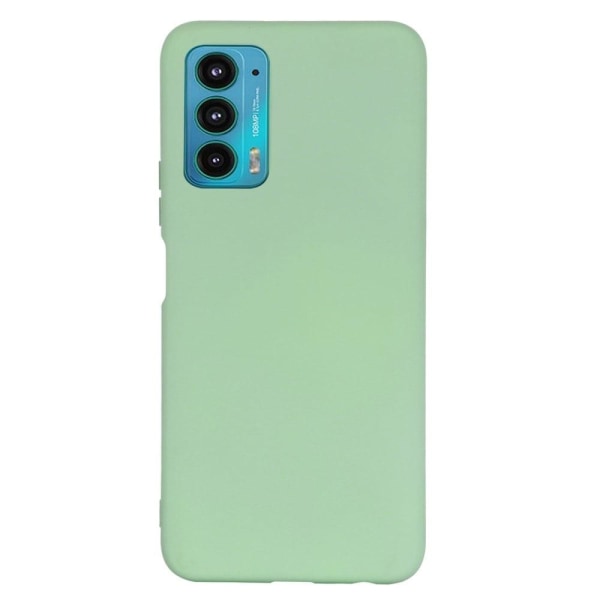 Matte Liquid Silikone Cover til Motorola Edge 20 - Grøn Green