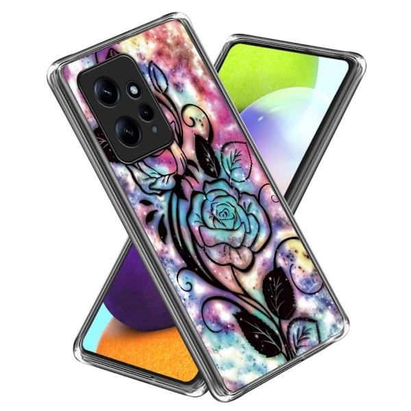 Deco Xiaomi Redmi Note 12 deksel - Drømmerose Multicolor