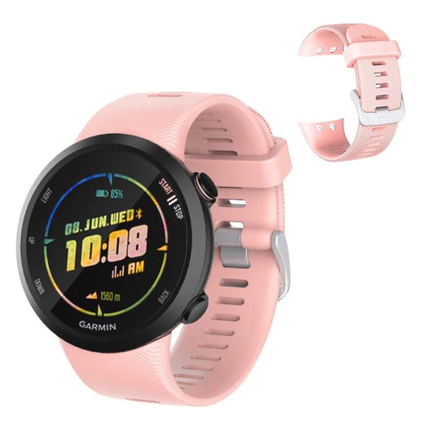 Garmin Forerunner 45 silicone watch band - Pink Rosa