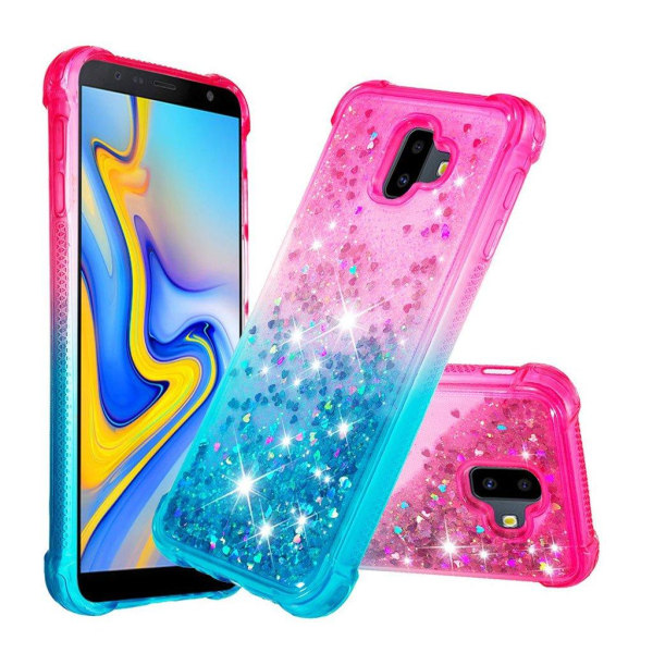 Samsung Galaxy J6 Plus (2018) gradueret cover - lyserød / lilla Multicolor