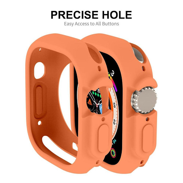 HAT PRINCE Apple Watch Ultra -kellon karkkivärinen suojus - Oranssi Orange