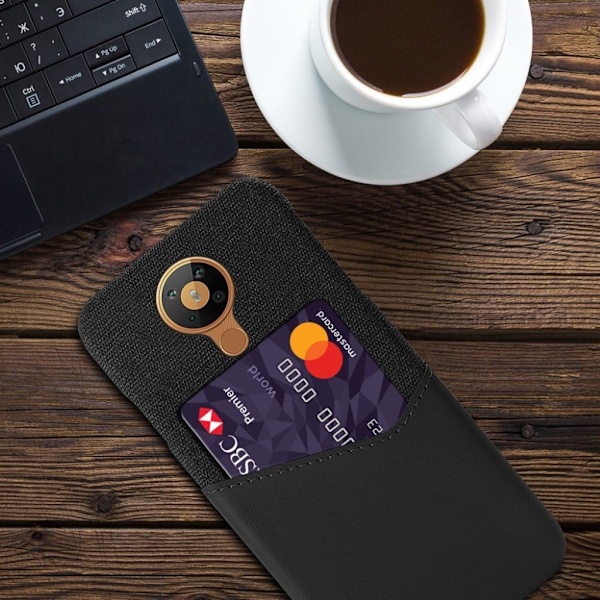 Bofink Nokia 5.3 Card Cover - Sort Black