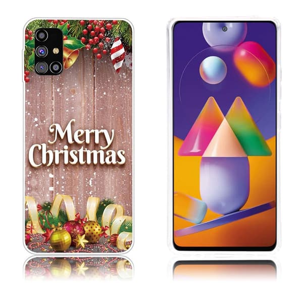 Juletaske til Samsung Galaxy M31s - Glædelig Jul Multicolor