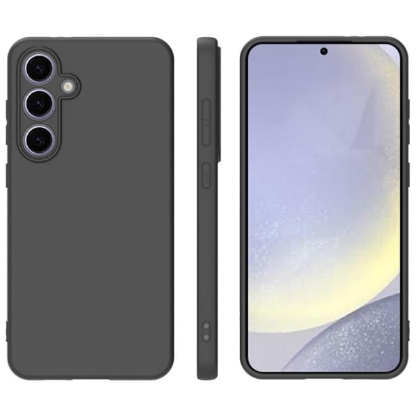 Blødt og mat Samsung Galaxy S24 FE cover Black