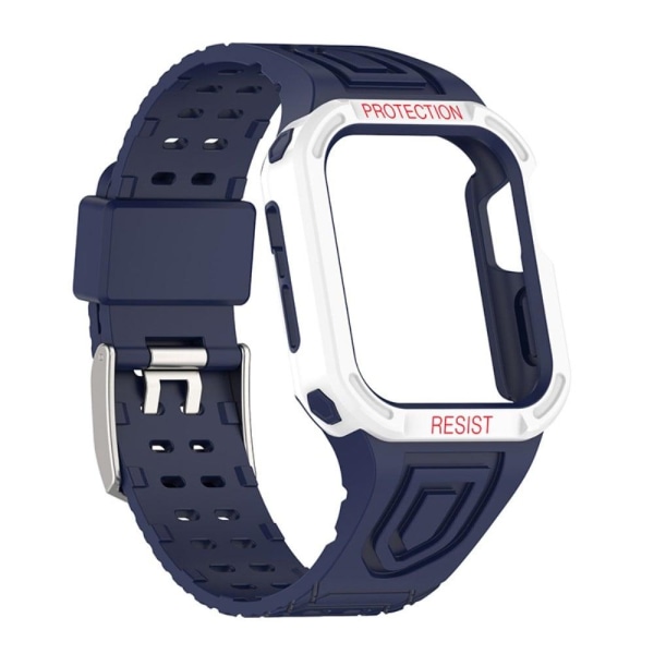 Apple Watch (45 mm) urrem i kontrastfarve med cover - Mørkeblå / Blue