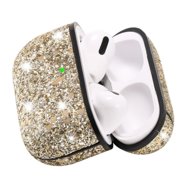 AirPods Pro glitter paljettikotelo - Kullankeltainen Yellow