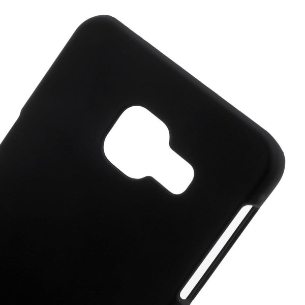 Gummiimprægneret hårdt cover til Samsung Galaxy A3 SM-A310F (2016) - Sort Black