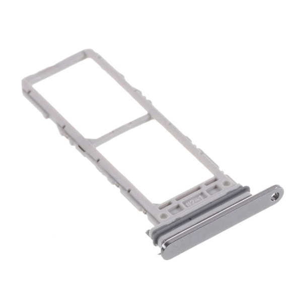 Samsung Galaxy Note 10 OEM dual sim-kortti lokeron pidike - Harmaa Silver grey