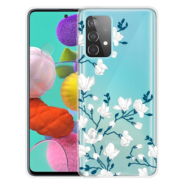 Deco Samsung Galaxy A23 deksel - Magnolier White