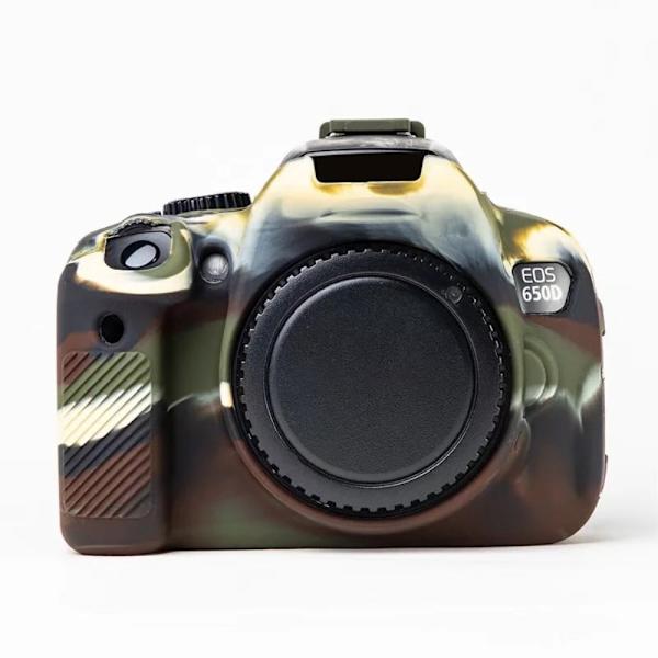 Canon EOS 600D/650D/700D silikondeksel - Kamuflasje Brown