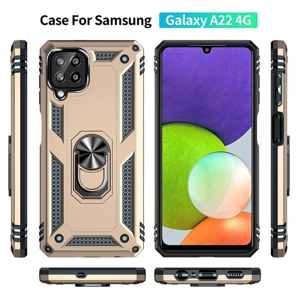 Bofink Combat Samsung Galaxy A22 4G cover - Guld Gold