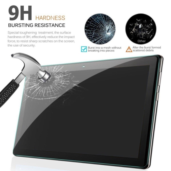 Lenovo Tab M10 arc edge 9H tempered glass screen protector Transparent