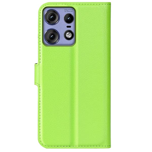 Classic Motorola Edge 50 Pro flip kuoret - Vihreä Green