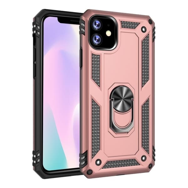 Bofink Combat iPhone 11 deksel - Rose gull Pink