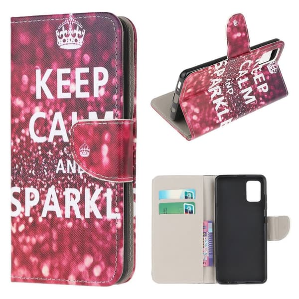 Wonderland Xiaomi Redmi Note 10S / Note 10 Flippetui - Krone Red