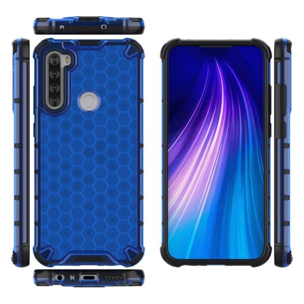 Bofink Honeycomb Xiaomi Redmi Note 8T cover – Blå Blue