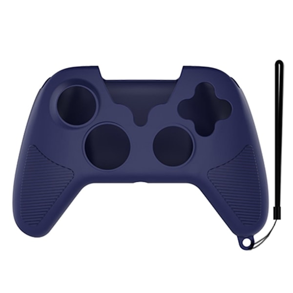 Sony PlayStation 5 - PS5 V2 silikondeksel med stropp - Blå Blue
