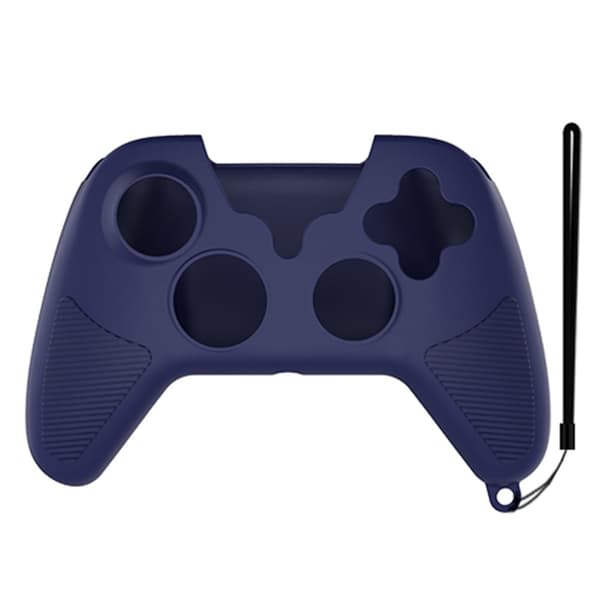 Sony PlayStation 5 - PS5 V2 silikone cover med strop - Blå Blue