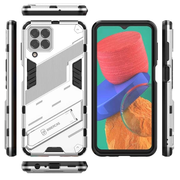 Støtsikkert hybriddeksel for Samsung Galaxy M33 5G - Sølv White