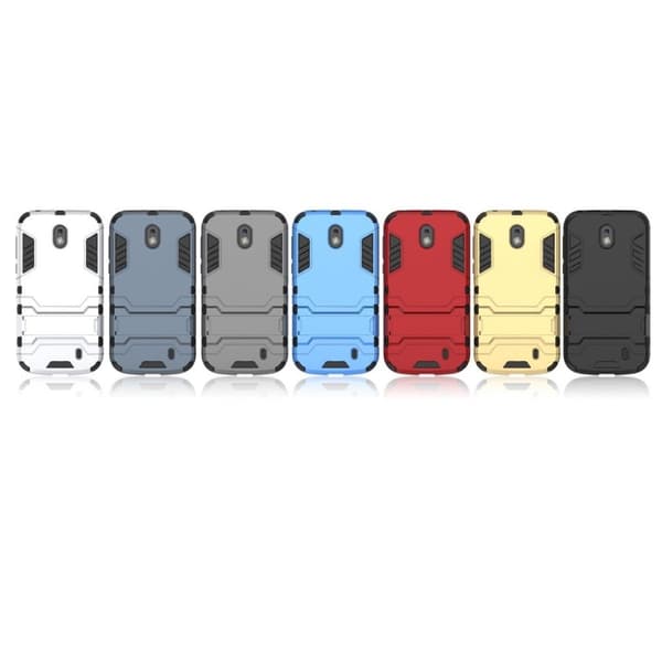 Nokia 1 kickstand kombinationsfodral - Röd Röd