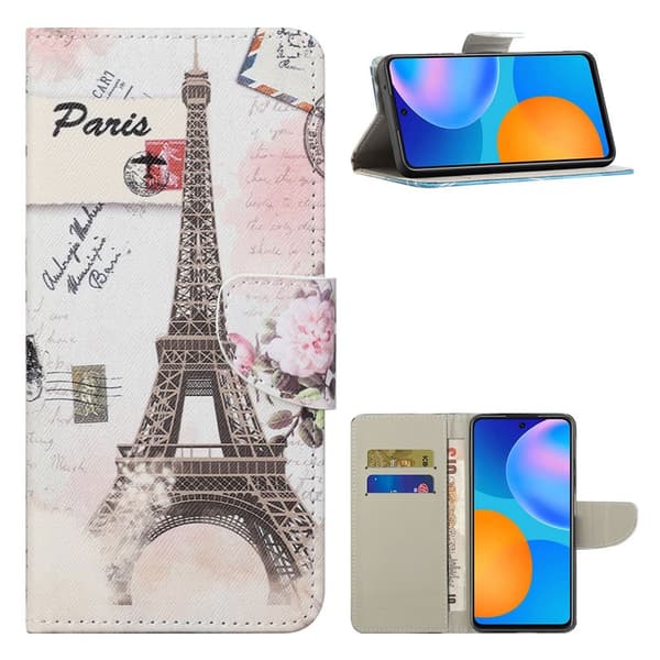 Wonderland OnePlus 9R flip-etui - Jerntårn Silver grey