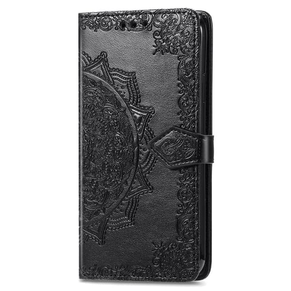 Mandala Xiaomi 14T etui i lær - Svart Black