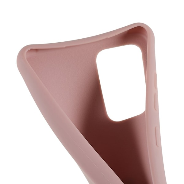 Ohut TPU-kotelo, jossa on mattapinta ja säädettävä hihna Samsung Galaxy A52s 5G / A52 5G / A52 - Syvä Vaaleanpunainen Pink