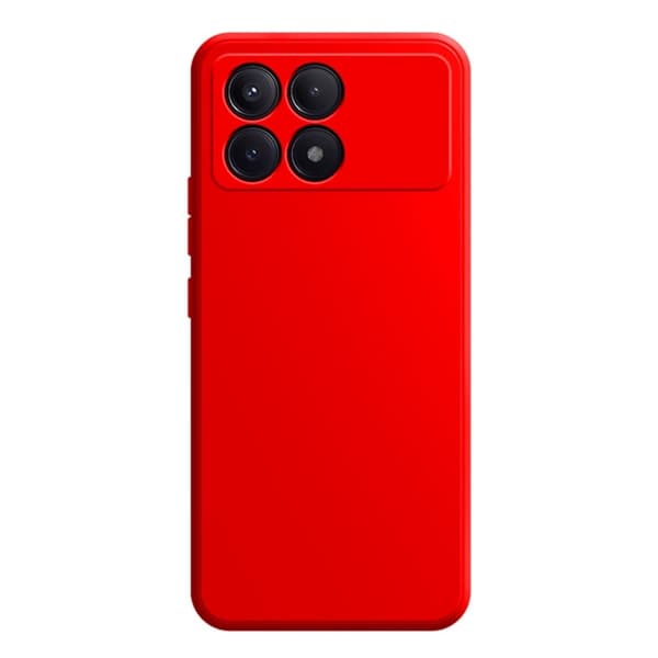 Mikrofiberforet blødt gummi Xiaomi Redmi K70E cover - Rød Red