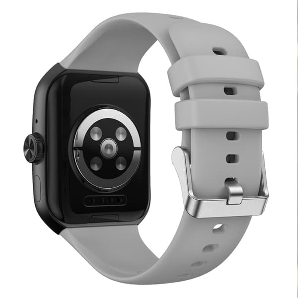 Oppo Watch 3 Pro silikoninen ranneke - Harmaa Silver grey