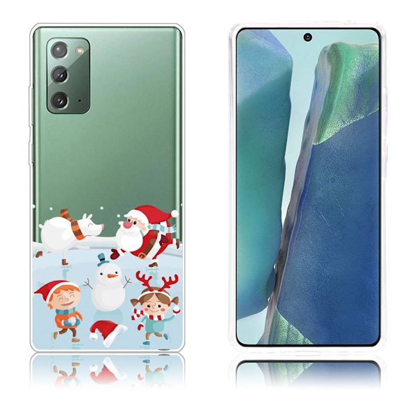 Juletaske til Samsung Galaxy Note 20 - Julemand Og Julemand White