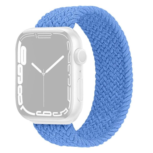 Apple Watch Series 8 (45mm) / Watch Ultra elastisk nylon-urrem - Baby Blå Størrelse: L Blue