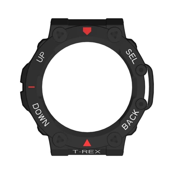 Amazfit T-Rex 2 dubbelfärgat fodral - Svart / Röd / Vit multifärg