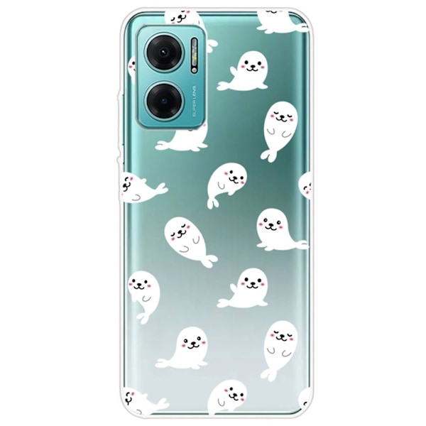 Deco Xiaomi Redmi Note 11E skal - Sälar Vit