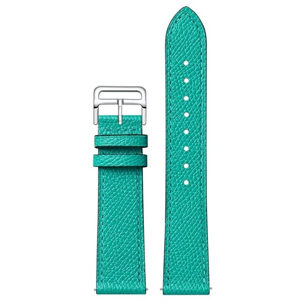 20mm Universal aitoa nahkaa kellon hihna - Vihreä Green