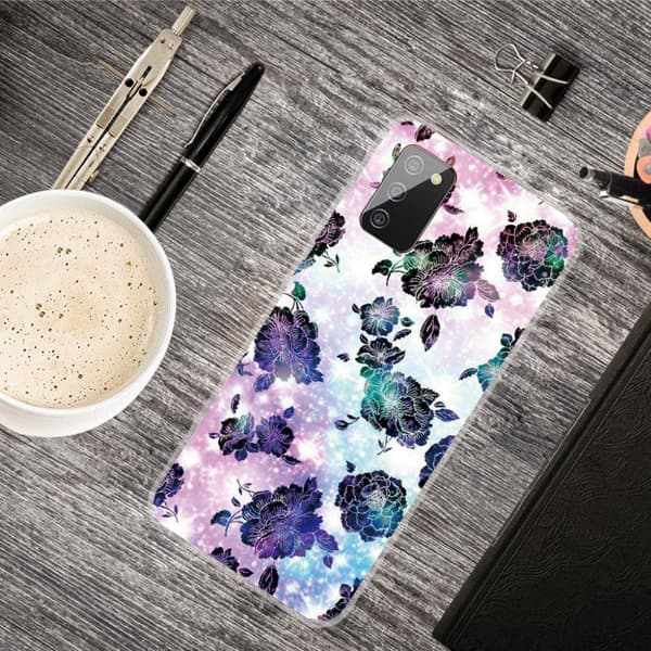 Deco Samsung Galaxy A02s Etui - Blomst Mønster Multicolor