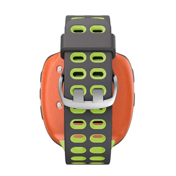 Garmin Forerunner 310XT dobbeltfarget silikonarmbånd - Mørkegrå / Grønn Green