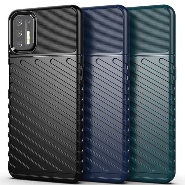 Thunder Motorola Moto G9 Plus Etui - Svart Black