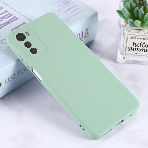 Matta nestesilikoninen kuori Motorola Moto E32s / Motorola Moto E32 - Vihreä Green