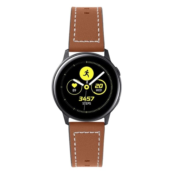 Ticwatch GTX / Pro klockarmband i koskinnläder - Brun Brun