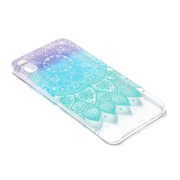 Etui til iPhone Xs Max med mønsterprint - Farvet Mandala-Blomst Multicolor