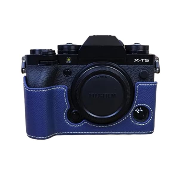 Fujifilm X-H2 læderbetræk til halvkroppen - Blå Blue