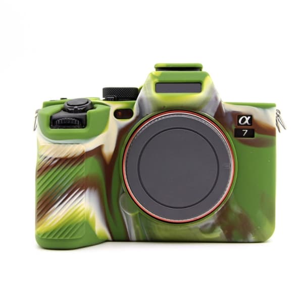 Sony A7 IV silikoneovertræk - Camouflage Green