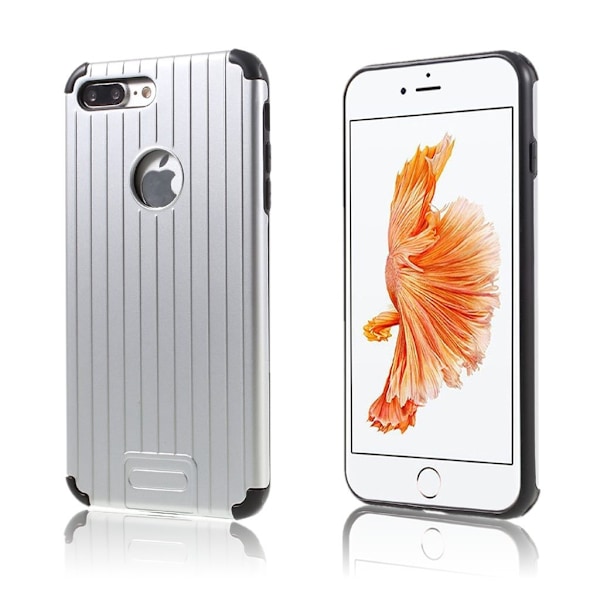 Hougaard Skyddande Plastskal till iPhone 7 Plus / 8 Plus - Silver Silvergrå