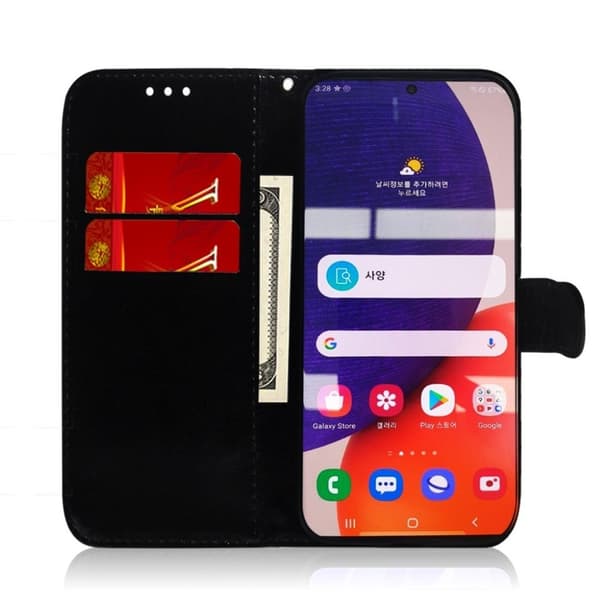 Mirror Samsung Galaxy A82 5G Flippetui - Lilla Purple