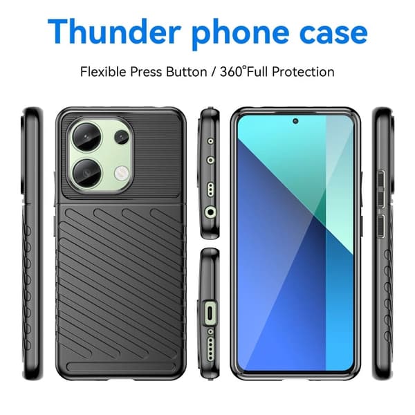 Thunder Xiaomi Redmi Note 13 cover - Sort Black