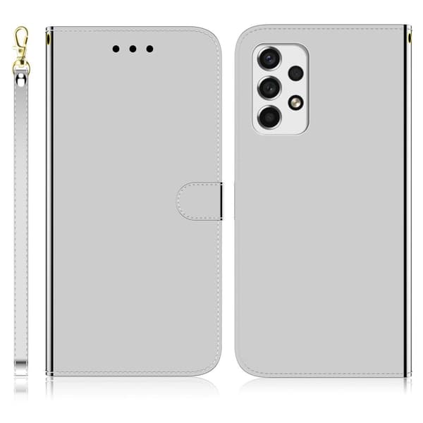 Mirror Samsung Galaxy A33 5G fodral - Silver/Grå Silvergrå