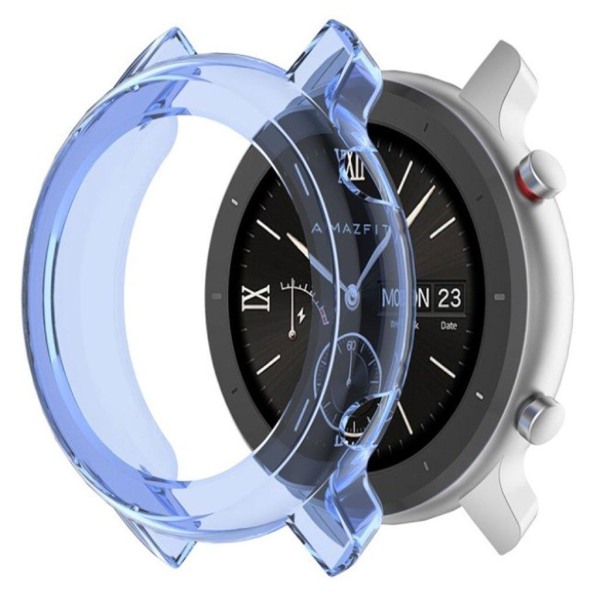 Amazfit GTR 42mm hållbart fodral - Transparent Blå Blå