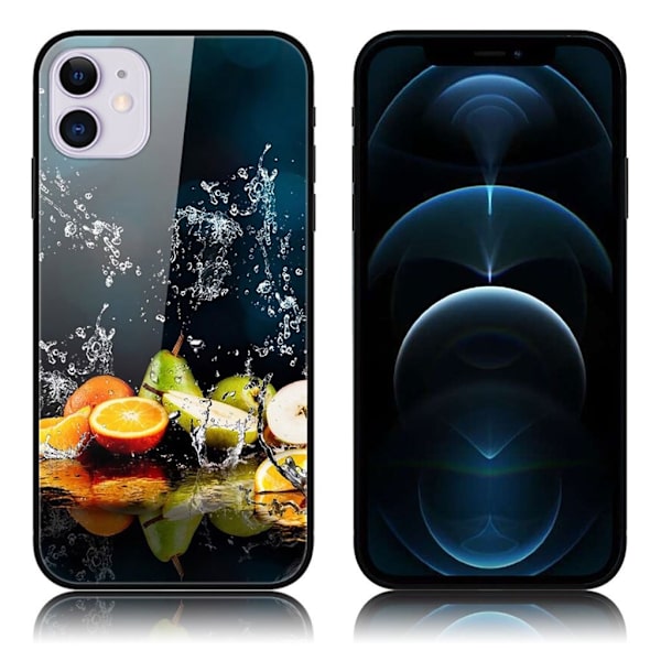 Fantasy iPhone 12 / 12 Pro Deksel - Frukt Multicolor