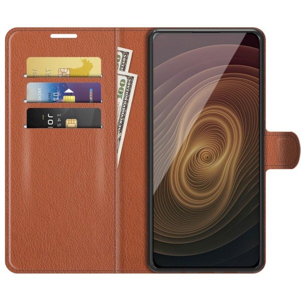 Classic ZTE Axon 20 5G / Axon 20 4g Flip Etui - Brun Brown